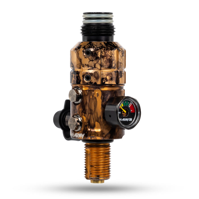 Turbine Pro Regulator - Long Body - Adjustable & Rotational - Marble Gold