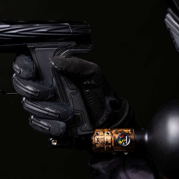 Turbine Pro Regulator - Long Body - Adjustable & Rotational - Marble Gold