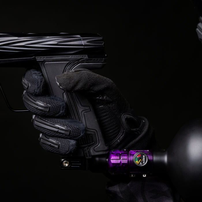 Turbine Pro Regulator - Long Body - Adjustable & Rotational - Marble Purple