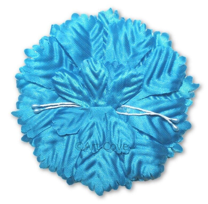 Turquoise Capia Flowers Bulk Wholesale Flat Carnation Base 144 Pieces - artcovecrafts.com