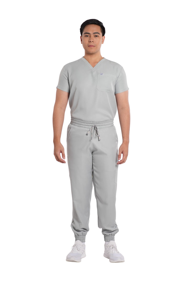 Twill Custom Fit V-Neck Men Scrub Top