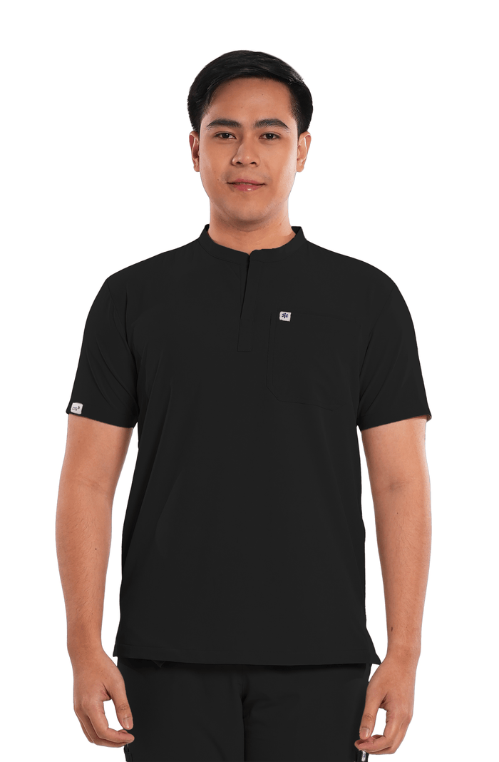 Ultraflex® Custom Fit Mandarin Men Scrub Top