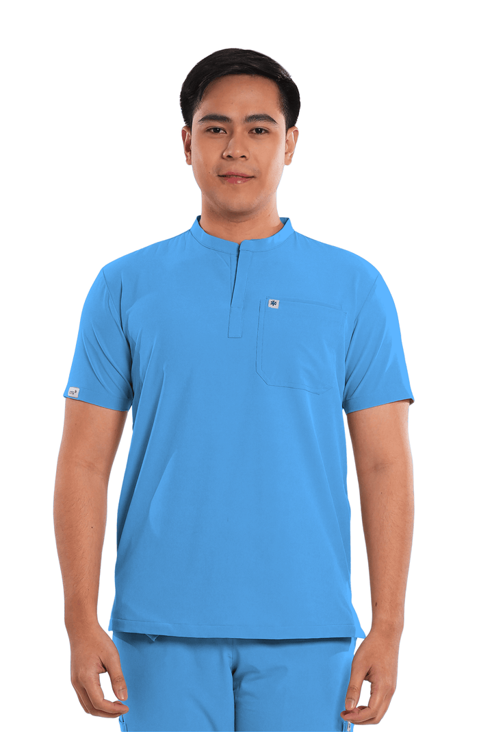 Ultraflex® Custom Fit Mandarin Men Scrub Top