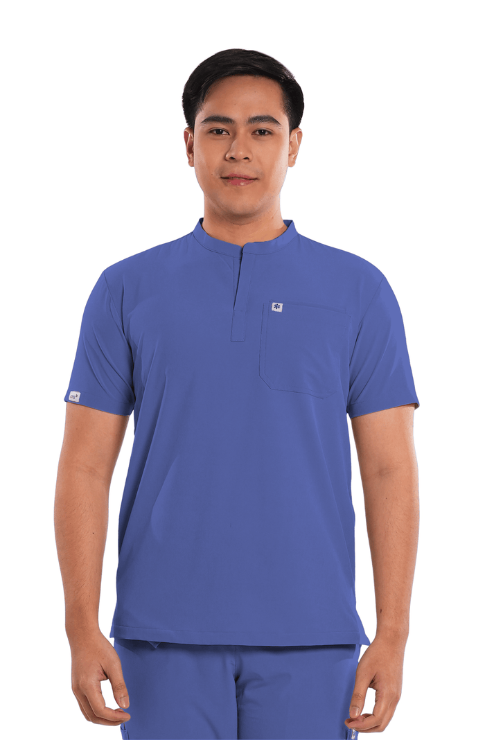 Ultraflex® Custom Fit Mandarin Men Scrub Top