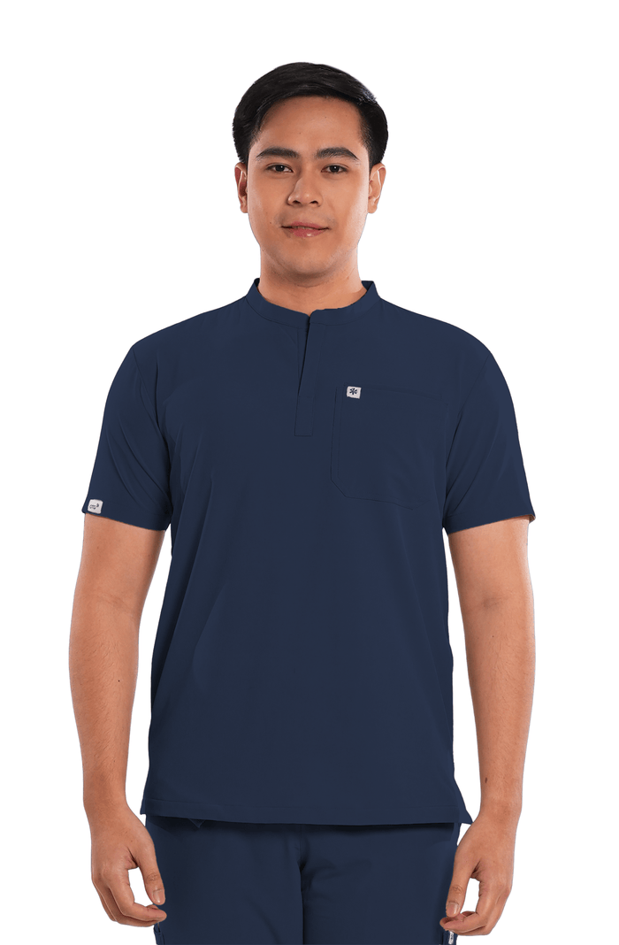 Ultraflex® Custom Fit Mandarin Men Scrub Top