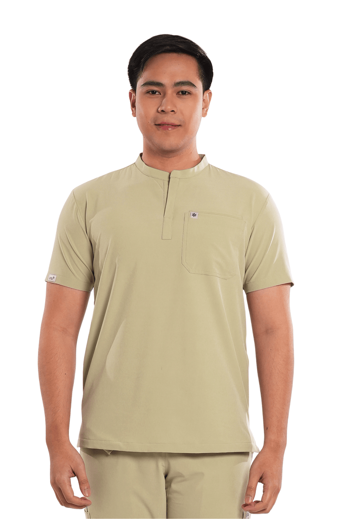 Ultraflex® Custom Fit Mandarin Men Scrub Top