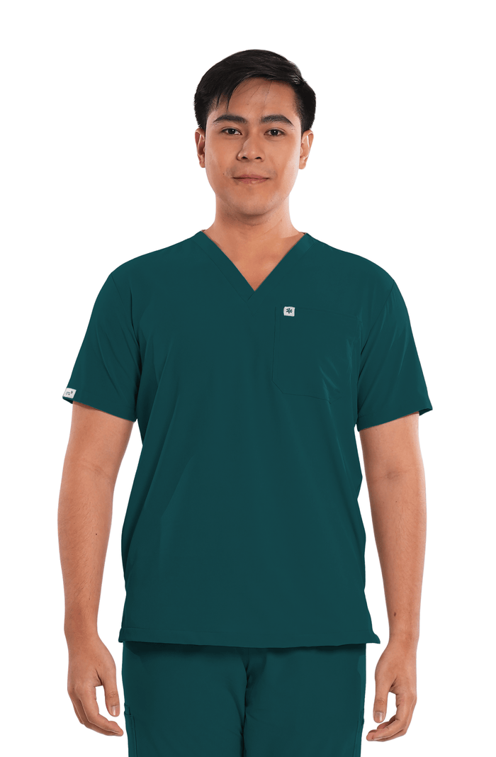 Ultraflex® Custom Fit V-Neck Men Scrub Top