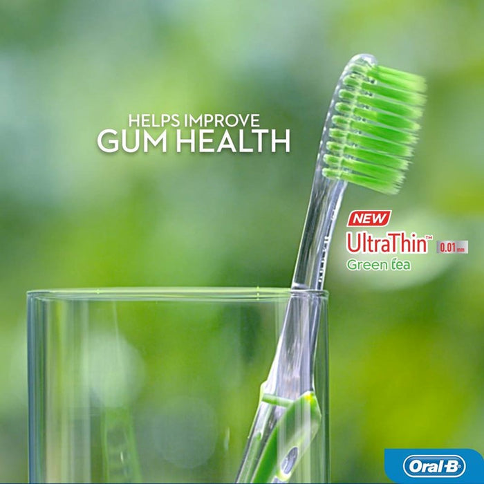 ORAL-B Ultrathin Green Tea (Extra Soft) 3s | Isetan KL Online Store