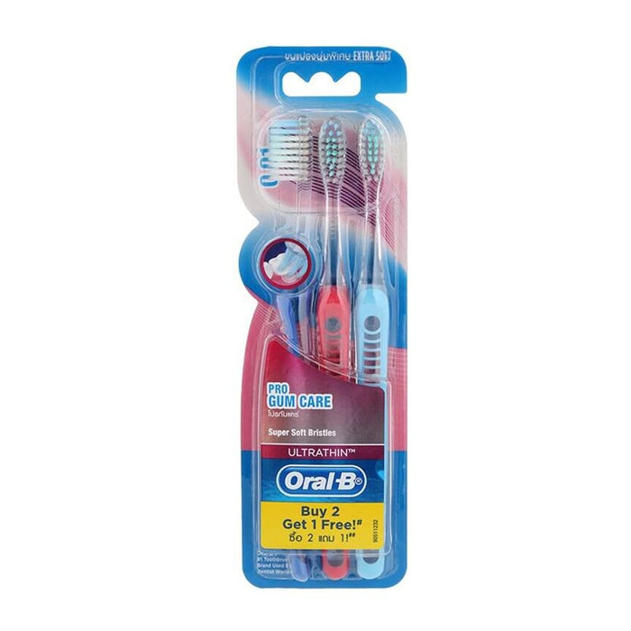 ORAL-B Ultrathin Pro Gum Care 3s (Extra Soft) | Isetan KL Online Store