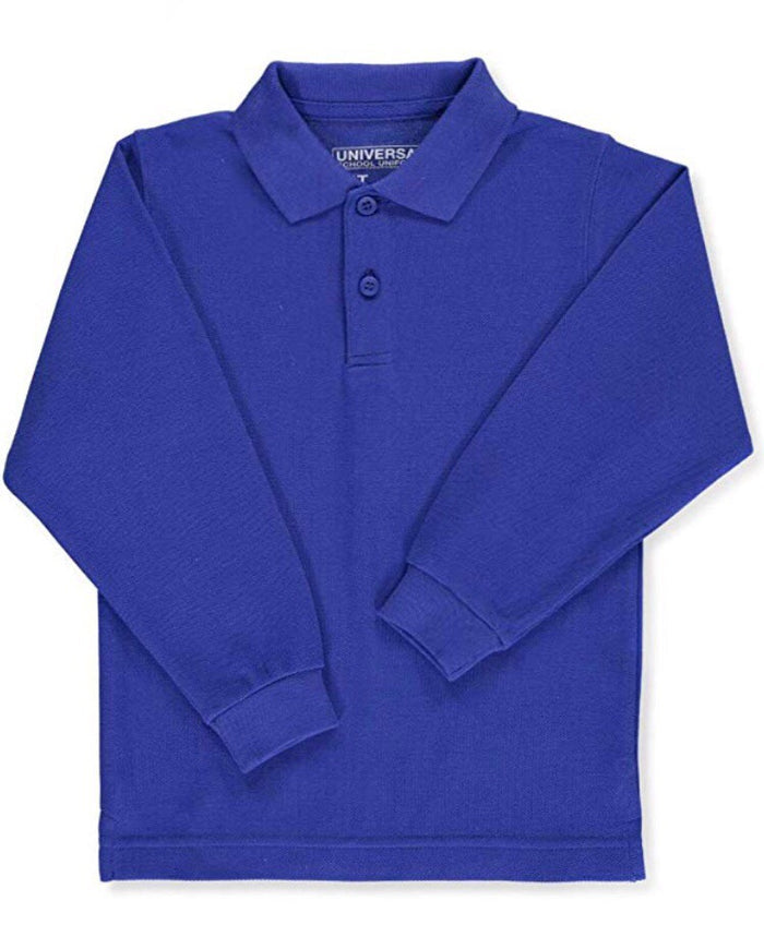 Universal Royal Long Sleeve Polo Shirt