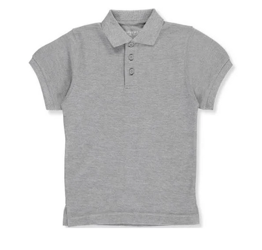 Universal Solid Polo Shirt Heather Grey