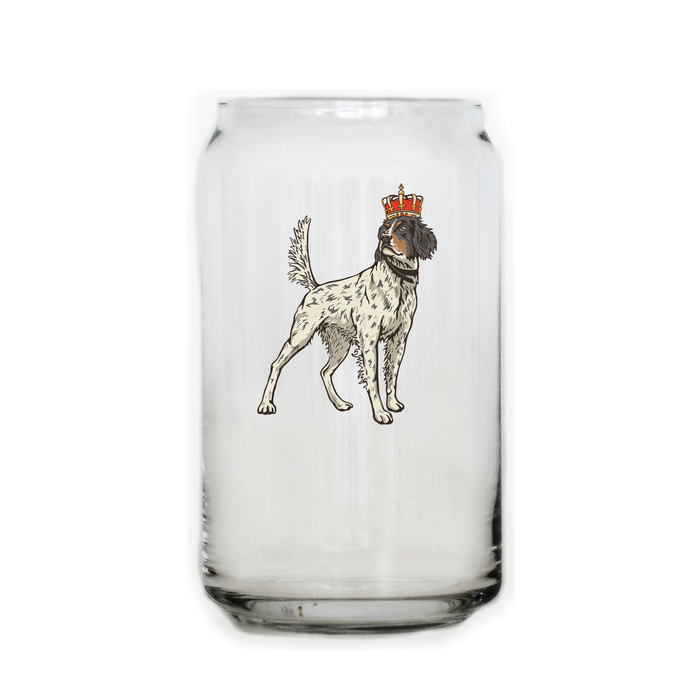 Upland King Beer Can Glass