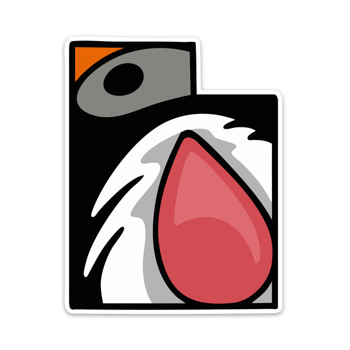 Utah Dusky Grouse Decal Sticker