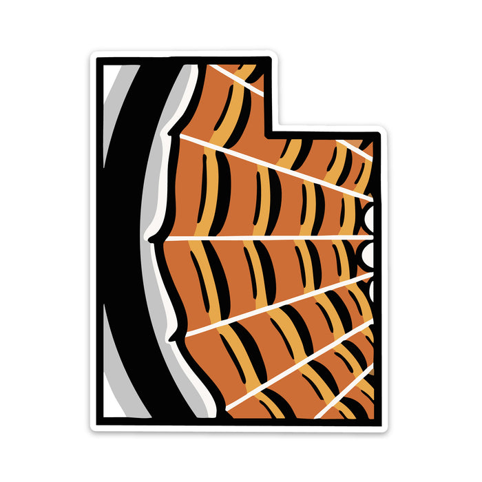 Utah Ruffed Grouse Decal Sticker
