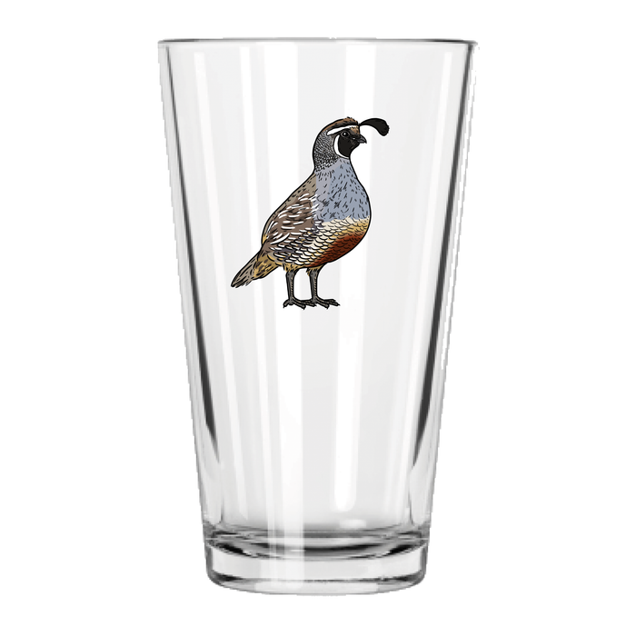 Valley Quail Pint Glass