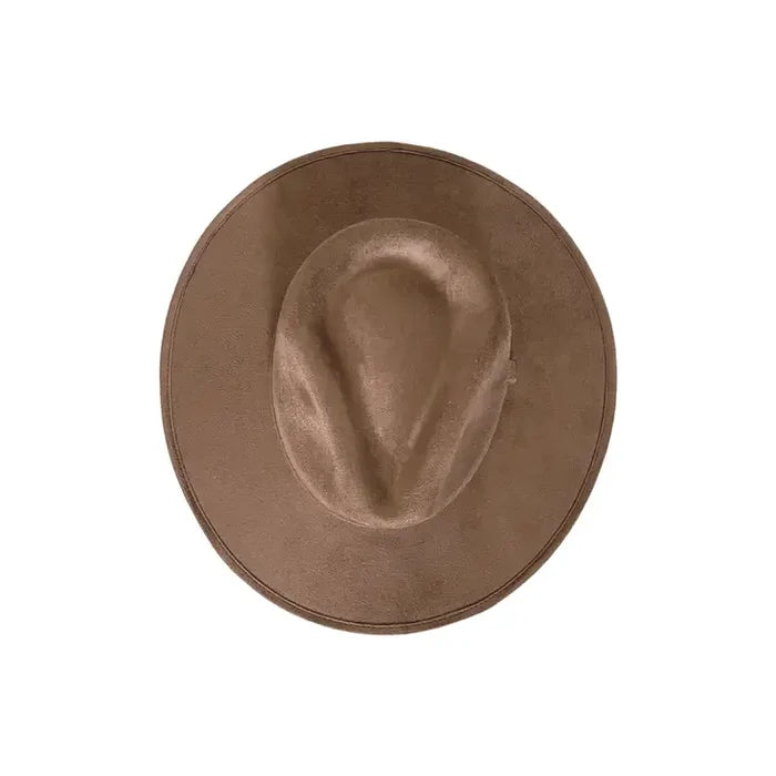 Vegan Suede Rancher Hat - Large