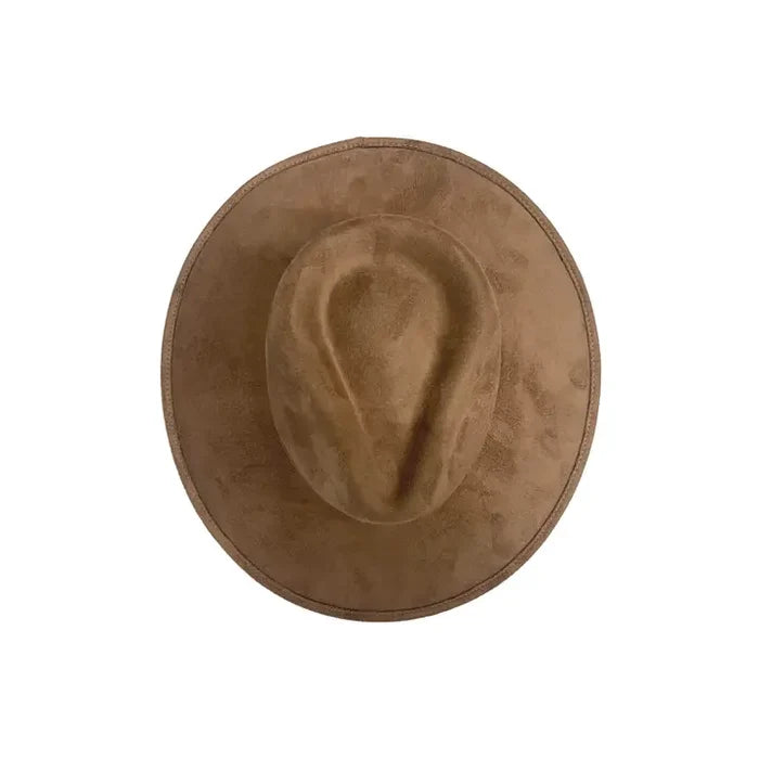Vegan Suede Rancher Hat - Large
