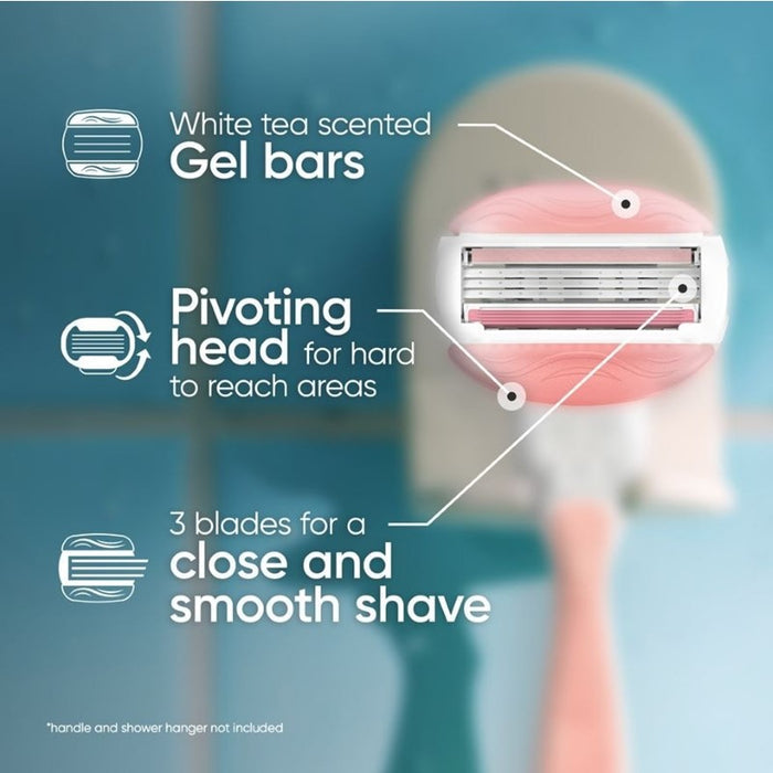 GILLETTE Venus Comfortglide White Tea Cartridge Refills 4s | Isetan KL Online Store