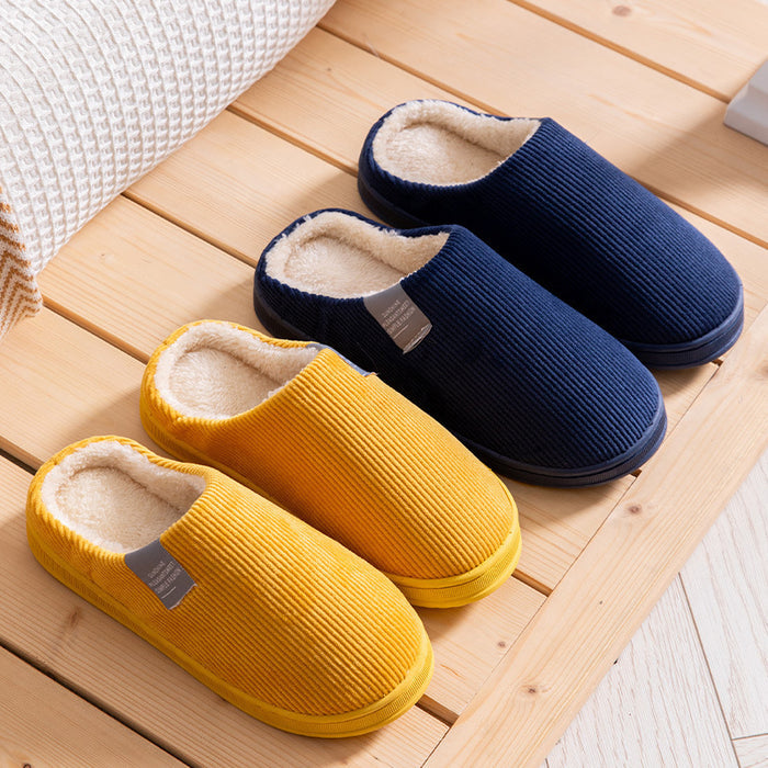 Vertical Strips For Men And Women Couple Indoor Slippers 🇨🇳