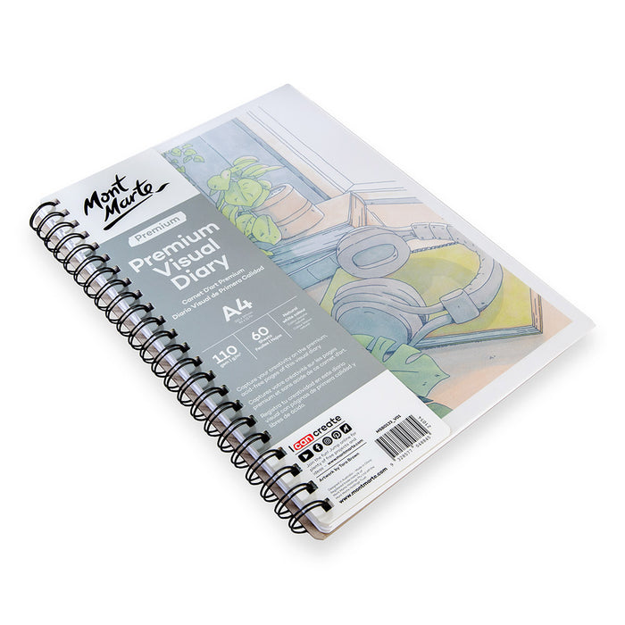 Visual Diary Premium A4 110gsm 60 Sheets