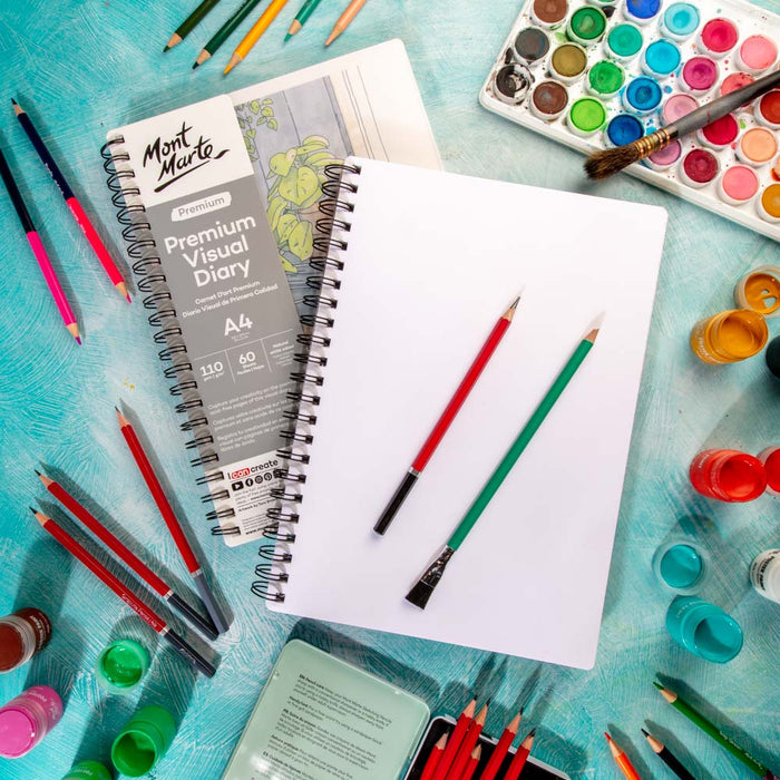 Visual Diary Premium A4 110gsm 60 Sheets
