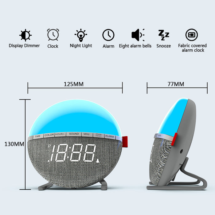 Wake-Up Night Light Alarm Sleep Music Clock 🇨🇳