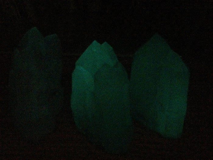 WALL MOUNTED SCONCE CRYSTAL CHUNK LED LIGHT- TEAL