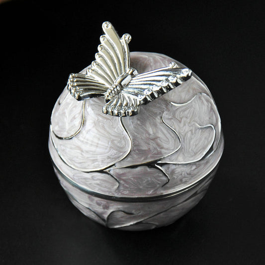 Wasjoye Butterfly Retro European Princess Handmade Jewelry Box T3226