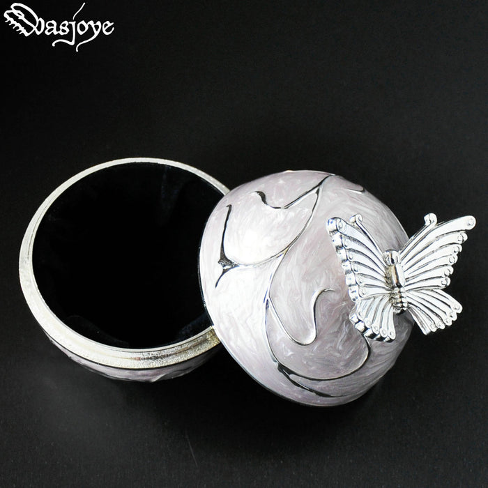 Wasjoye Butterfly Retro European Princess Handmade Jewelry Box T3226