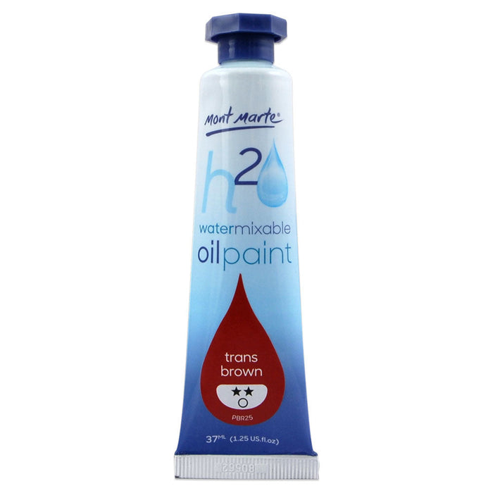 Water Mixable Oil Paint 37ml (1.25oz) - Trans Brown