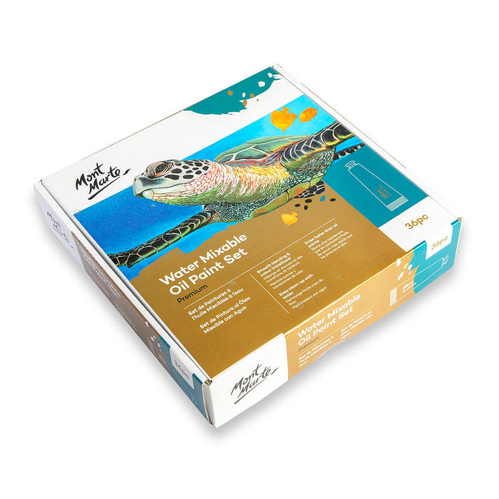 Water Mixable Oil Paint Set Premium 36pc x 18ml (0.6oz)