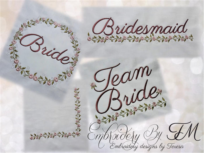 Wedding embroidery