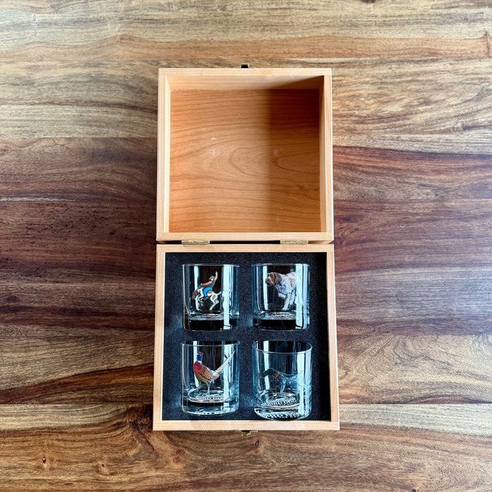 Whiskey Glass Storage Box