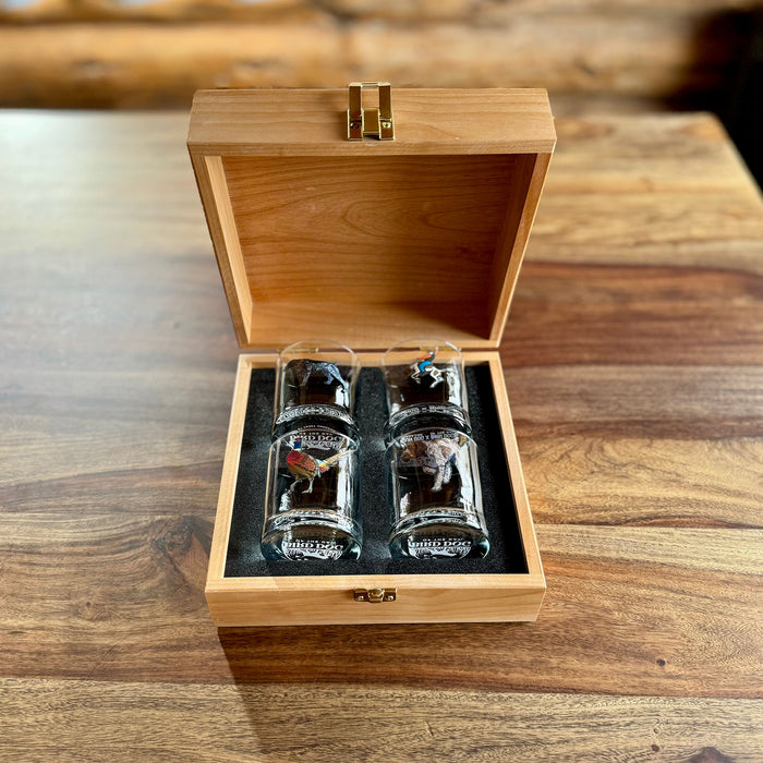 Whiskey Glass Storage Box