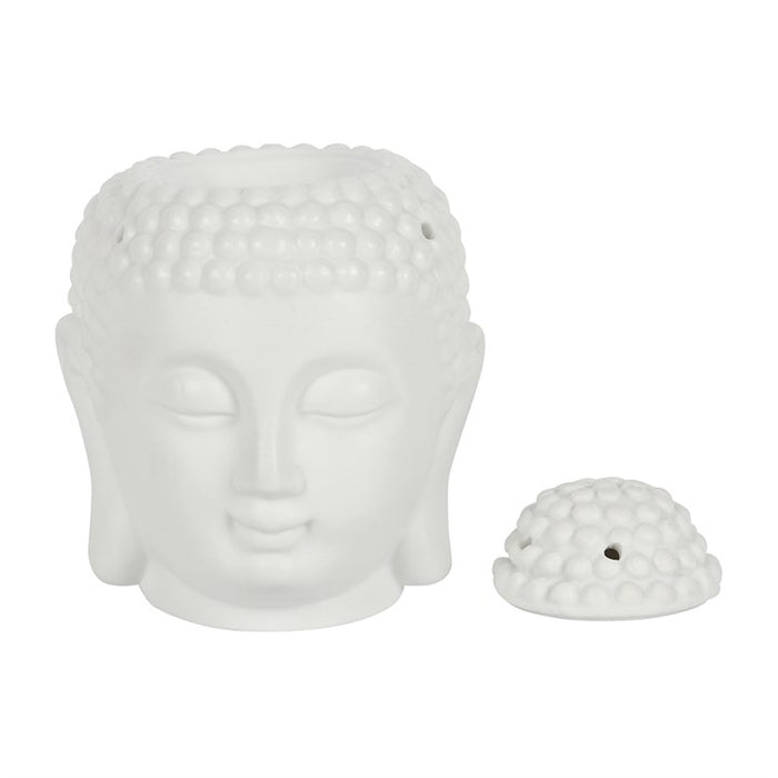 White Buddha Head Oil Burner 🇬🇧