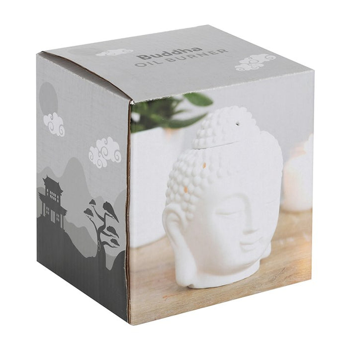 White Buddha Head Oil Burner 🇬🇧
