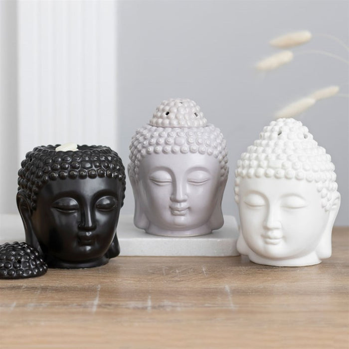 White Buddha Head Oil Burner 🇬🇧