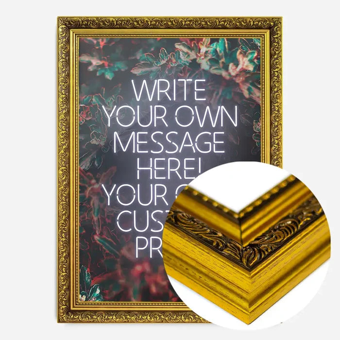 21x30cm | 8¼ x 11¾in / Gold Ornate Frame