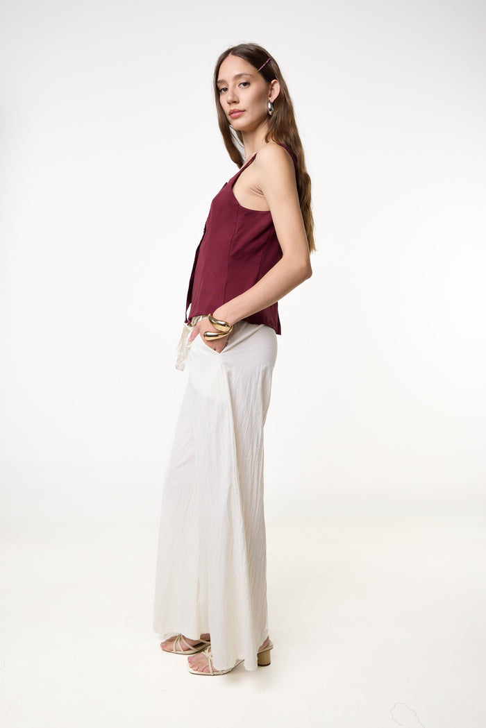 Wide leg drawstring trousers wholesale