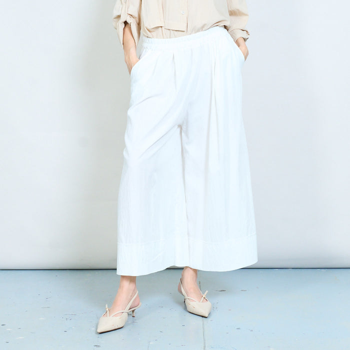 Wide leg pants with elastic waistband wholesale