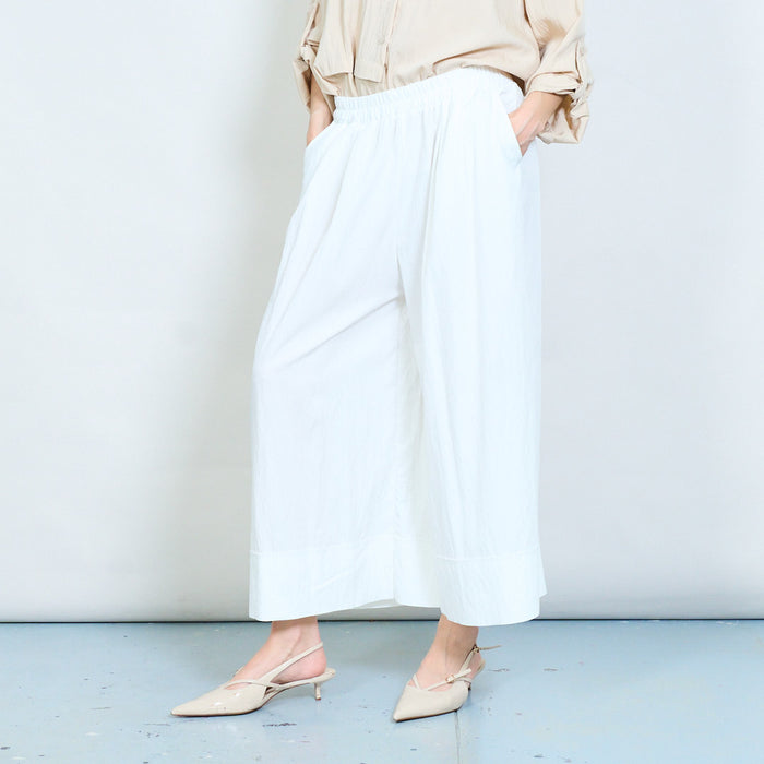 Wide leg pants with elastic waistband wholesale