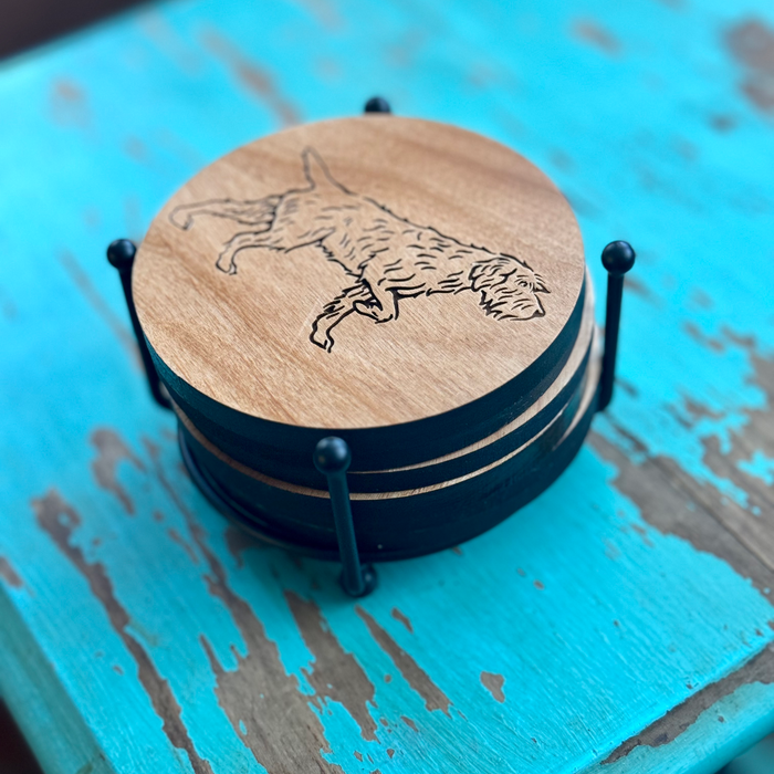 Wirehaired Pointing Griffon Coaster Set