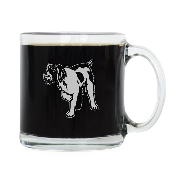 Wirehaired Pointing Griffon Glass Coffee Mug