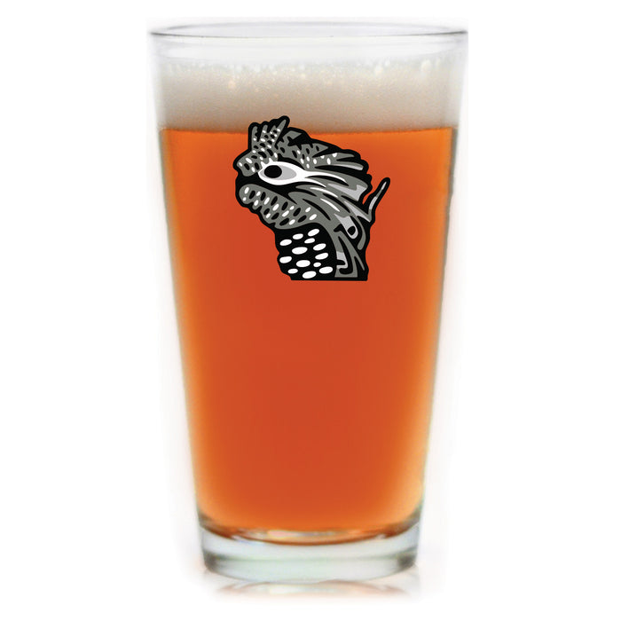 Wisconsin Ruffed Grouse Pint Glass