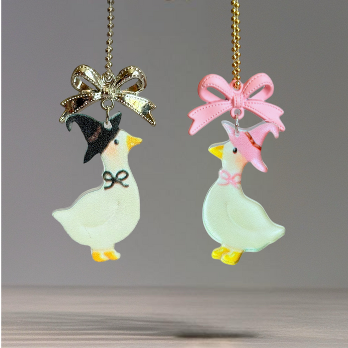 Witchy Waddle Goose Charm - Tumbler Handle Charm