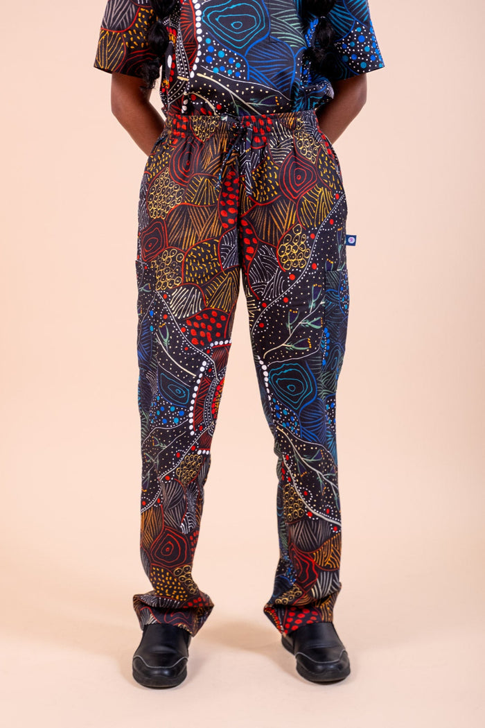 Wollumbin - Unisex Printed Scrub Pants