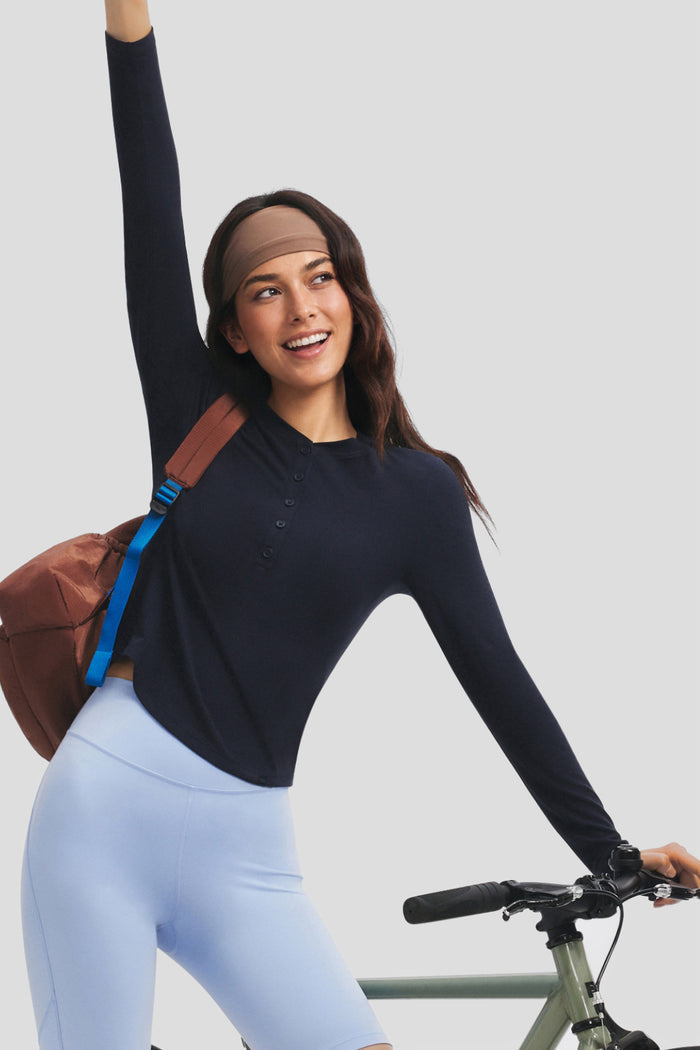 Women's Henley Base Layer Top SF015/SF027