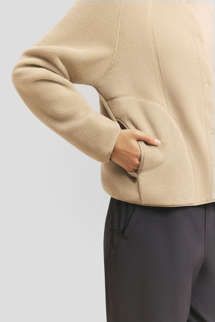 Women’s Lightweight Regular-Fit Micro Fleece Jacket (Mid Warmth) PM028