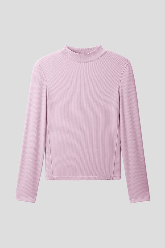 beneunder cozyflex womens half turtleneck thermal base layer top #color_light pink