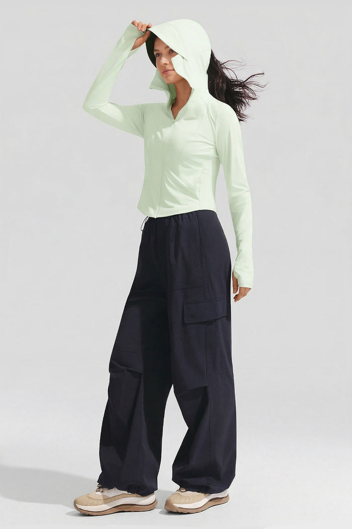 Women's Slim-Fit Cooling Sun Protection Jacket UPF 100+ AL119
